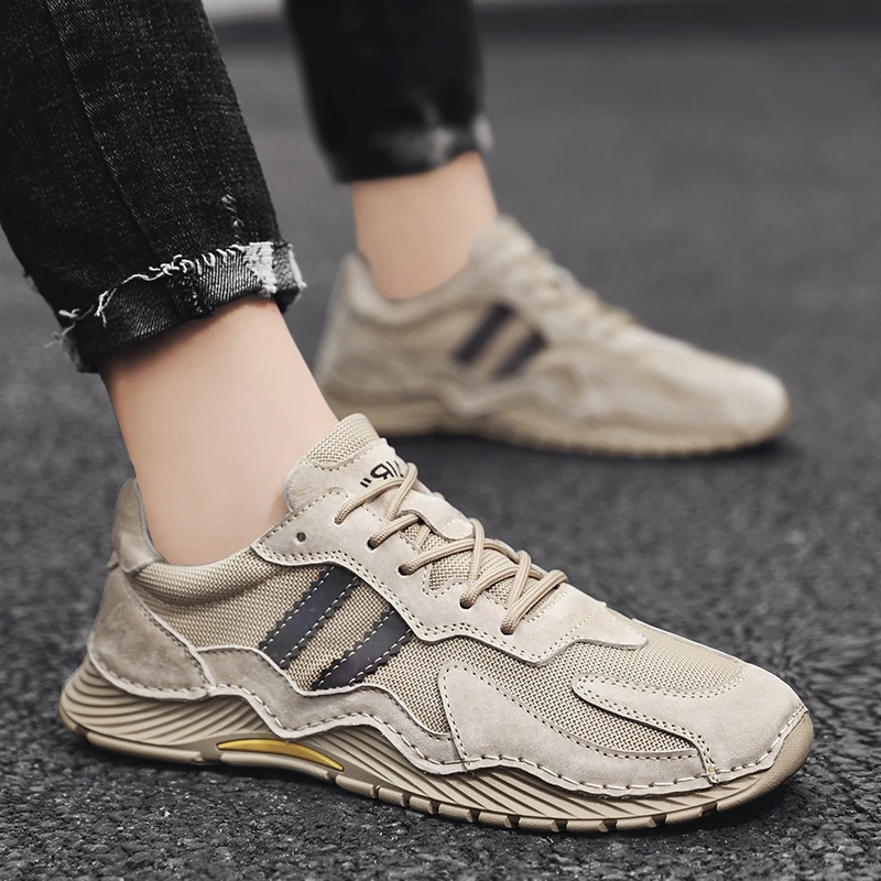 男鞋夏季透气2025年新款潮流男士运动休闲网面鞋子男潮鞋薄款板鞋