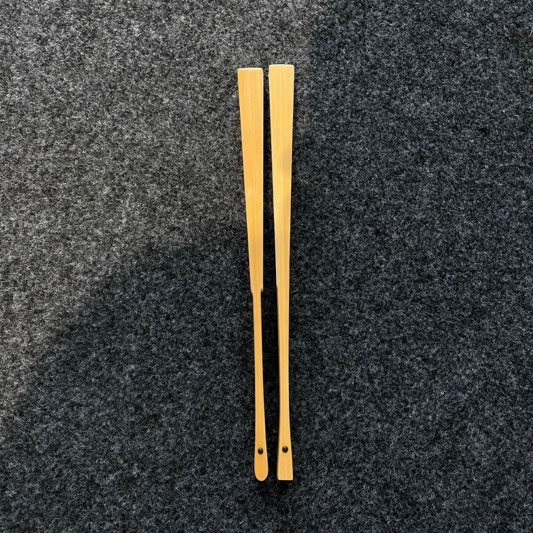 可题诗精工手工玉竹折扇9.5寸18方贴粱挂宓工艺(含苏工扇面)