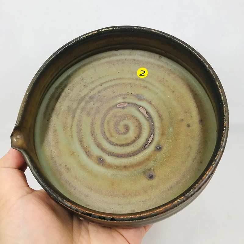 惊【孤品】艺术家栾波手作茶器柴燒重落灰壺承 手工陶瓷茶具 6443