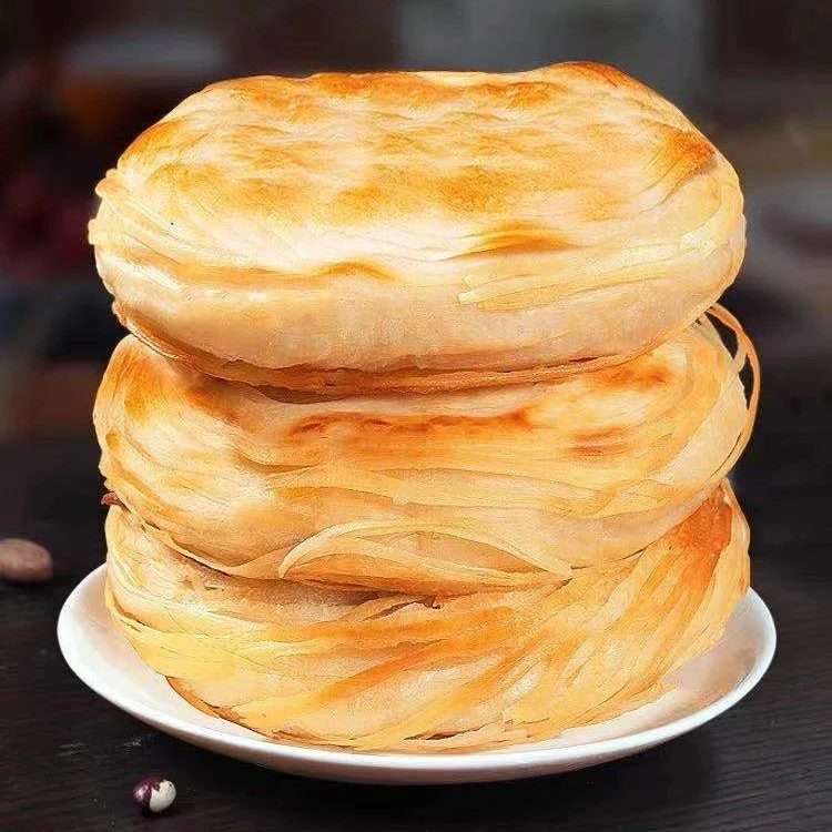 正宗老潼关肉夹馍生饼胚面饼批发早餐千层饼冻家庭装20片/100克