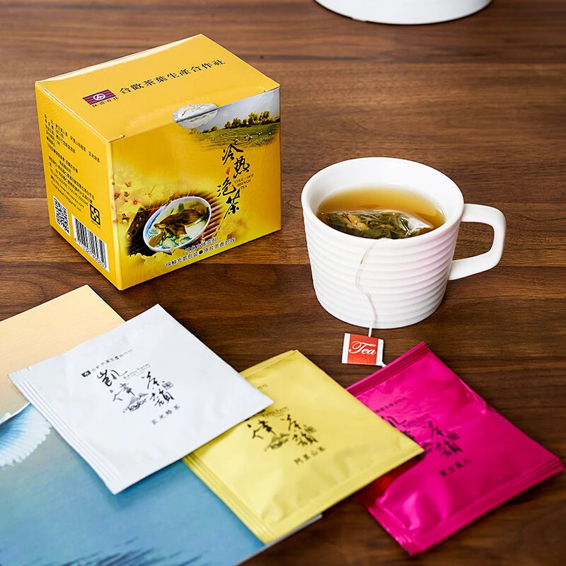 天乔 正宗袋泡茶台湾高山茶阿里山茶、东方美人茶、玄米绿 30g/盒