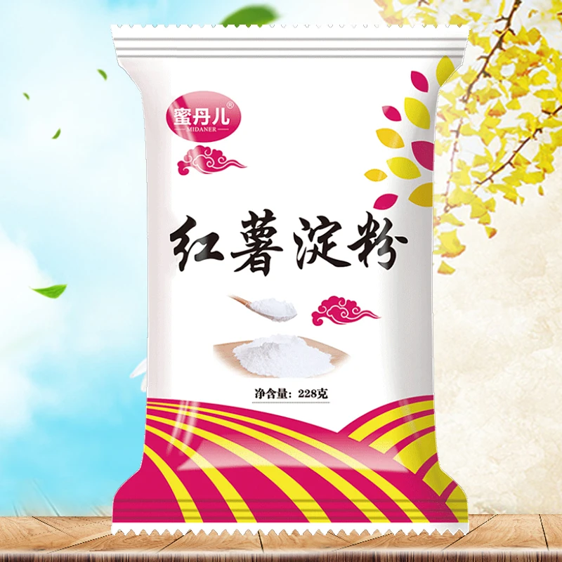 蜜丹儿红薯淀粉 食用家用228g/袋勾芡地瓜粉生粉番薯粉纯红薯粉