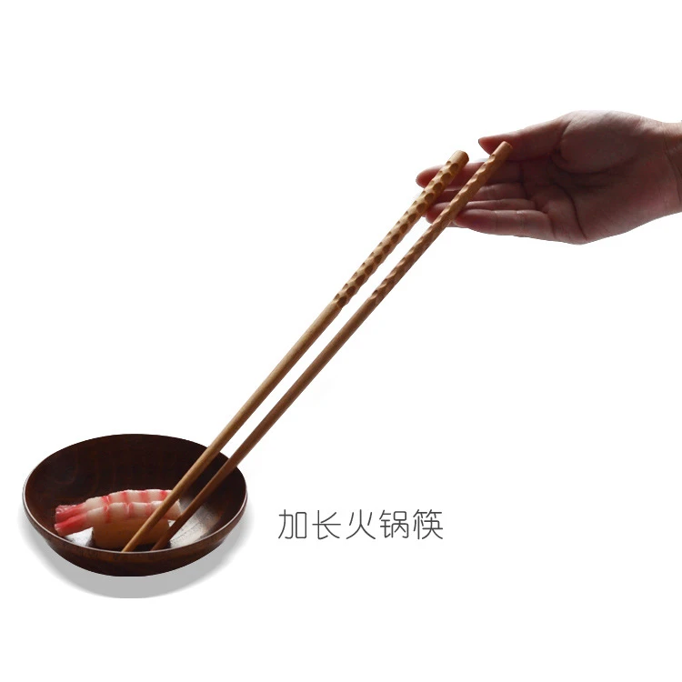 加长款公筷木质火锅筷捞面筷油炸筷子