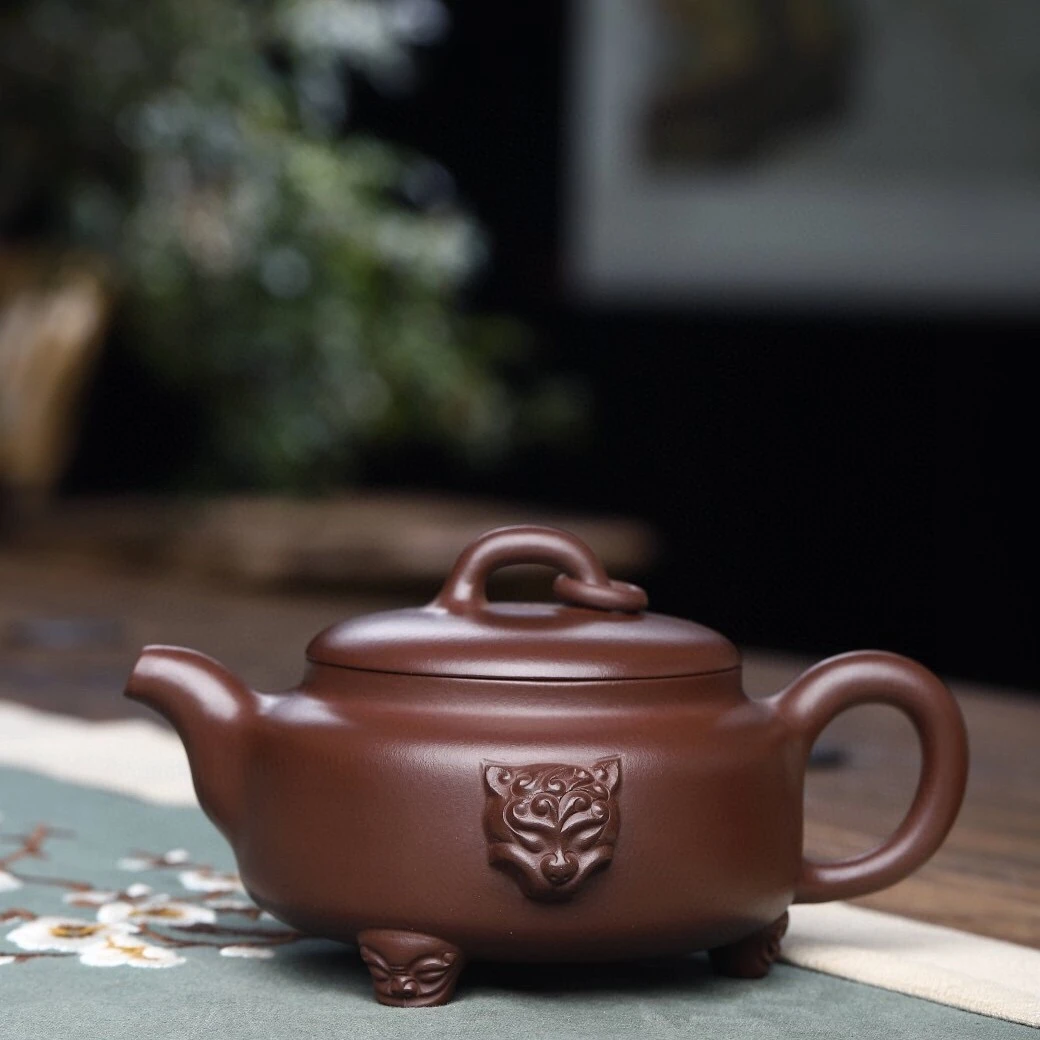 （掌柜家制作）宜兴紫砂壶茶壶狮尊330毫升