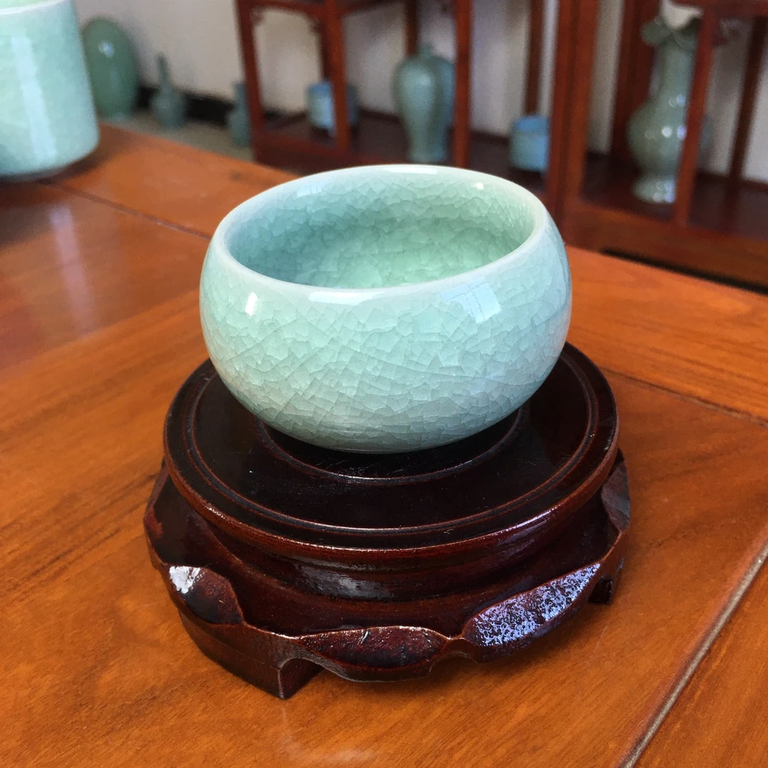 禅定杯（小）主人杯女主人杯 汝州原产地华瑞汝瓷任全现窑