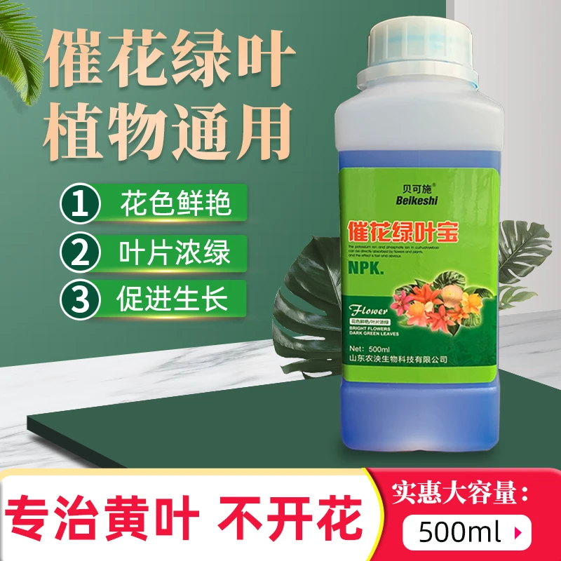 贝可施催花绿叶宝花色艳丽叶片浓绿家庭配方园艺专用