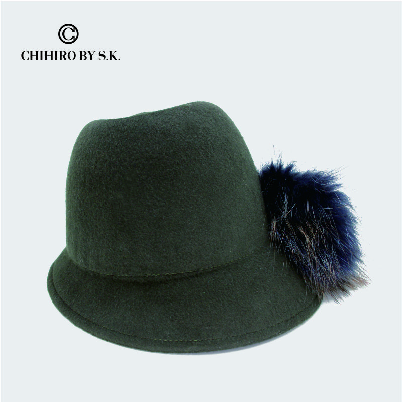 新帽馆高端赫本黑色帽子户外百搭英伦帽气质漂亮时尚A70070097