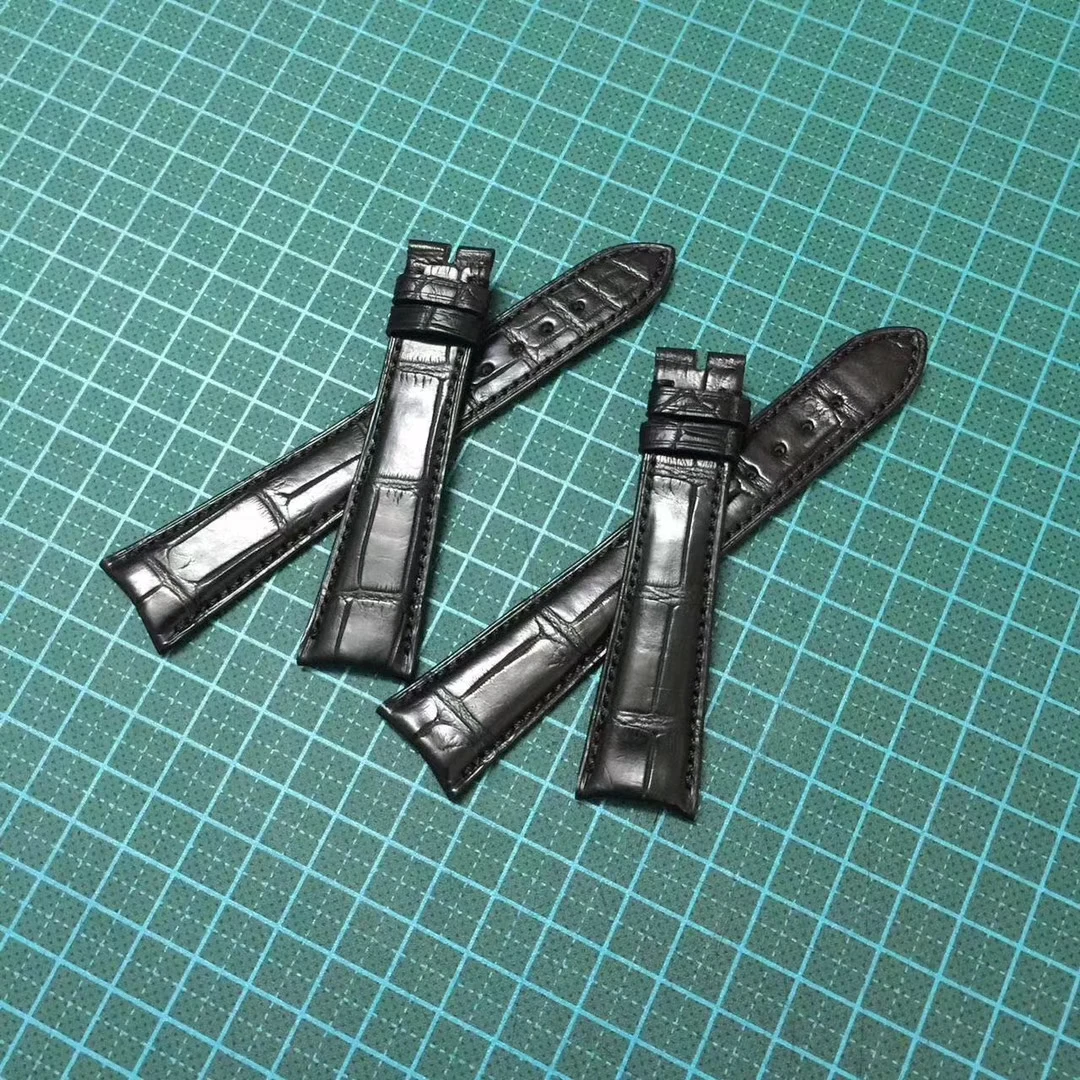 哑光鳄鱼皮纯手表带所有表带系列都可以定制
