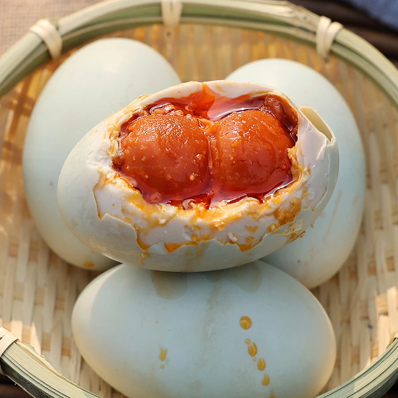 【今日精选】双黄烤海鸭蛋正宗广西北部湾流油咸鸭蛋礼盒装盐鸭蛋