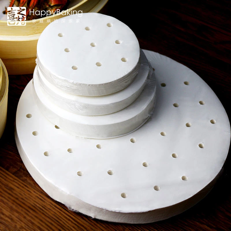 喜之焙蒸笼布蒸笼纸家用蒸包子蒸馒头蒸笼垫不沾小笼包油纸垫