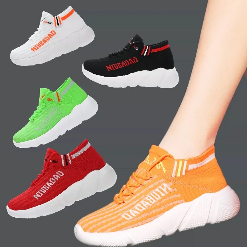 牛霸道【工厂直销】22001新款1运动休闲软底透气跑步运动健身鞋网面