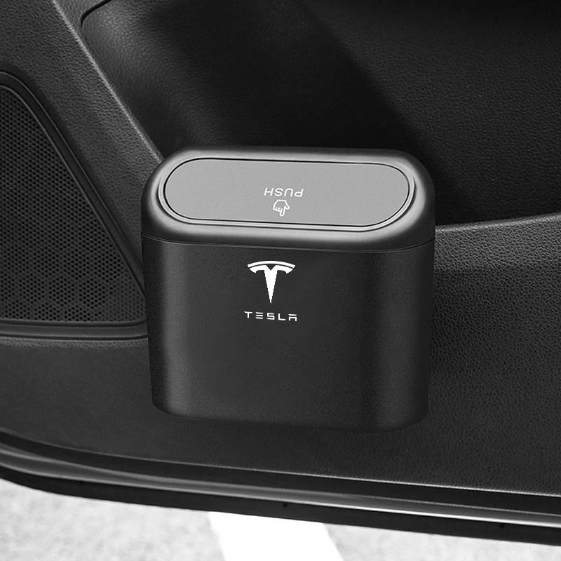 特斯拉车载垃圾桶Model3悬挂收纳杂物储物桶袋座椅
