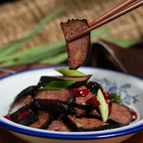 腊货柴火猪血丸子250g*3包