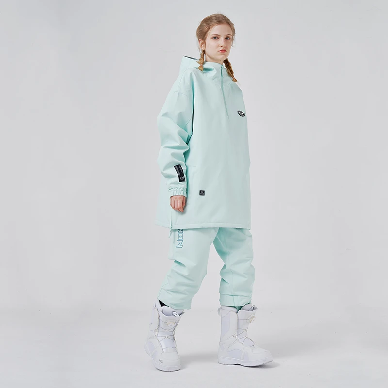 @DOOK SNOW新款滑雪服女男单板双板冬季潮牌防水分体滑雪服套装