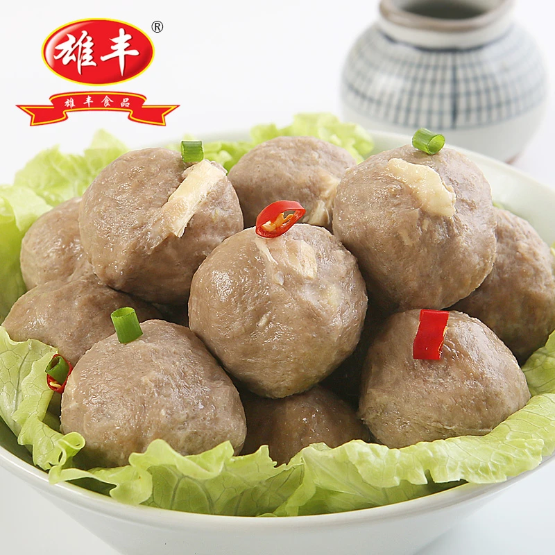 雄丰牛筋丸500g 弹牙有嚼劲火锅肉丸子麻辣烫豆捞打边炉材料食材