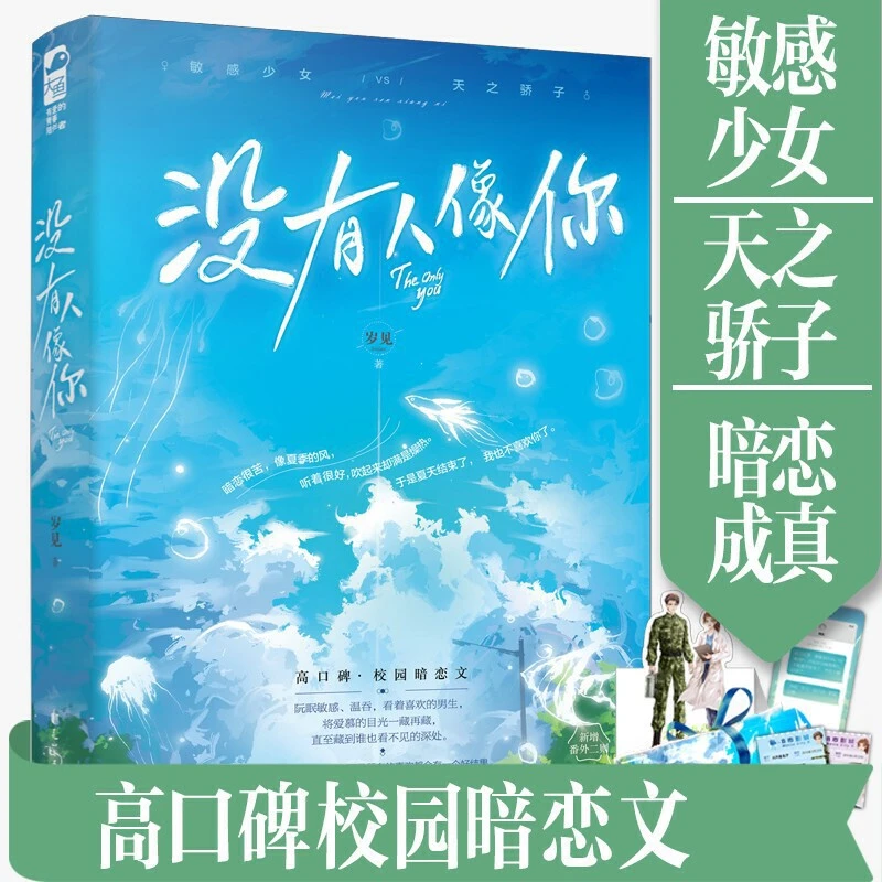 没有人像你1本完结 大鱼青春文学校园暗恋文言情小说