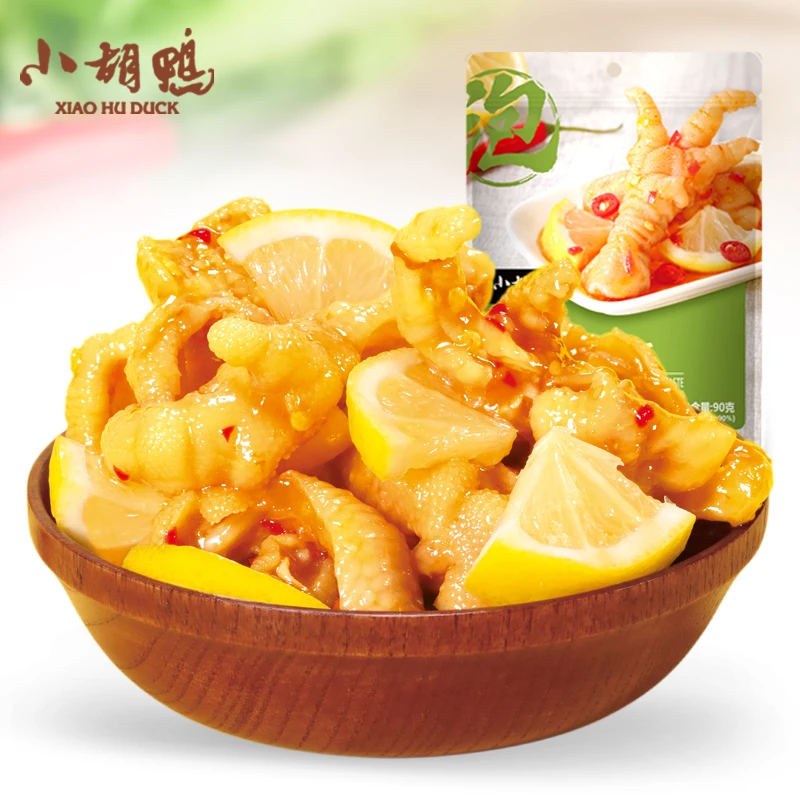 小胡鸭 无骨鸡爪 柠檬酸辣 无骨凤爪 零食小吃 休闲食品 超市同款