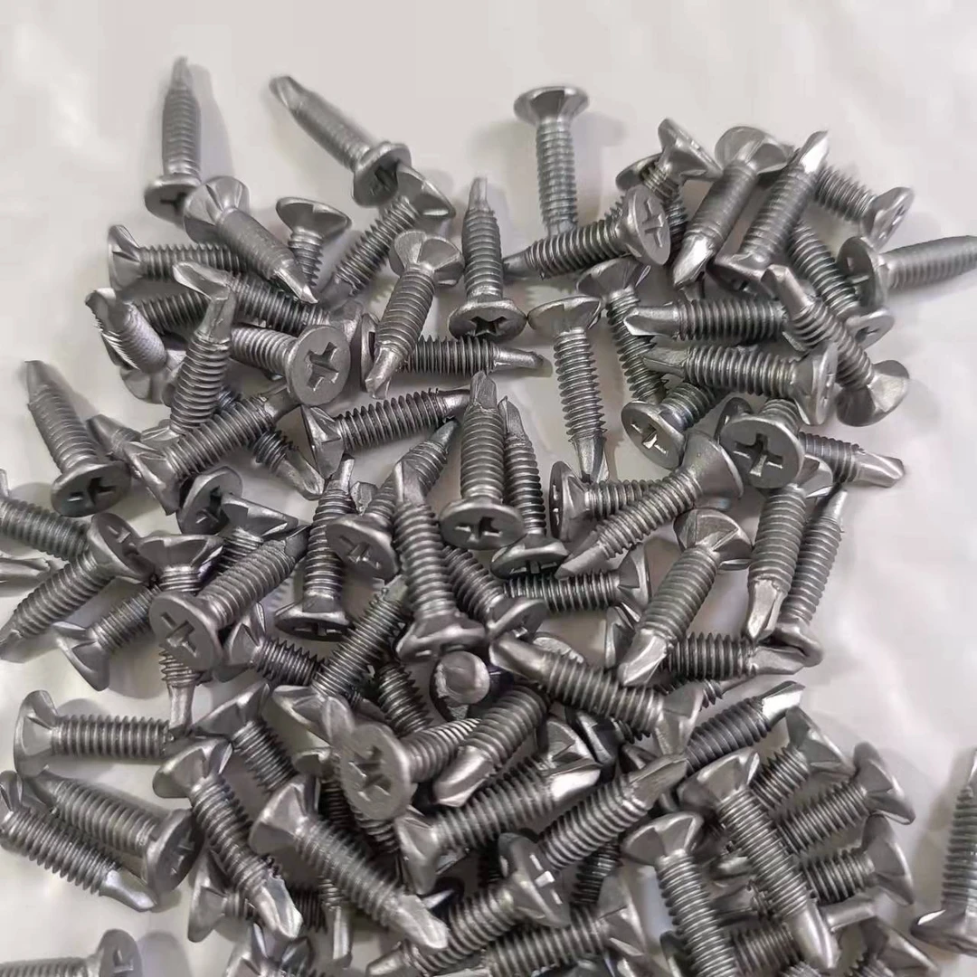 高度防盗防腐螺丝十字平头钻尾螺丝