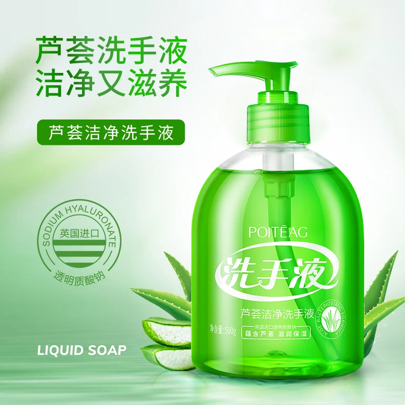 【2瓶】飘婷芦荟洁净洗手液500g
