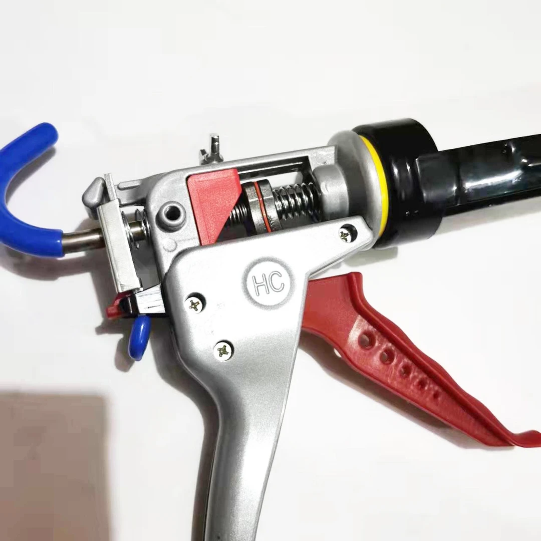华聪胶枪HC-189美容胶玻璃胶枪自适应断胶五毫米胶嘴手停胶停省力
