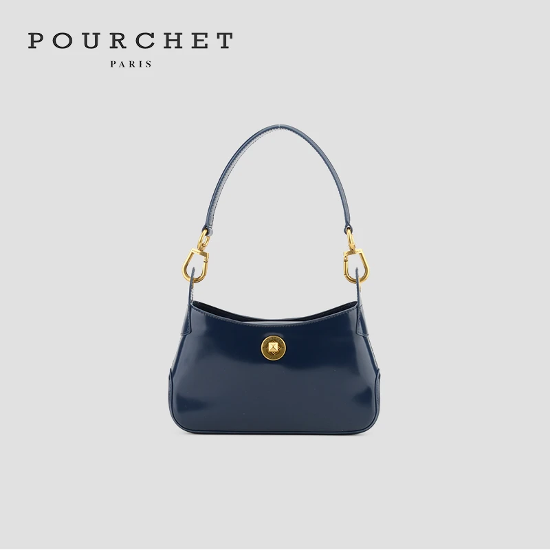 POURCHET/宝榭 新款法式单肩包手提法棍包女