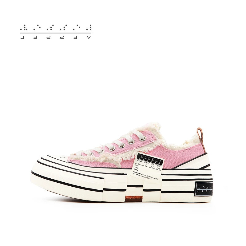 【直播专用】G.O.P. LOWS xVESSEL 基础款浅粉色硫化鞋S20X001LP