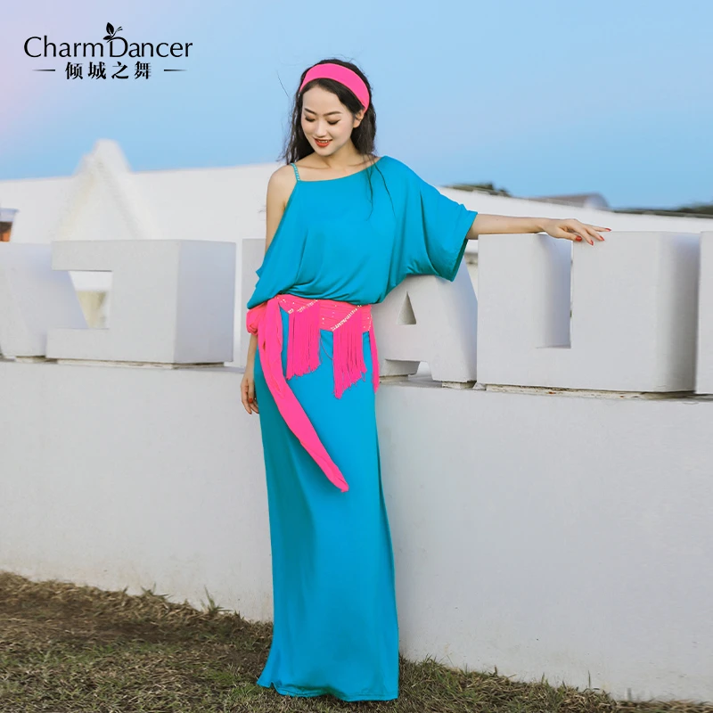 倾城之舞新款肚皮舞服装练功服流苏民俗袍子baladishaabi演出服