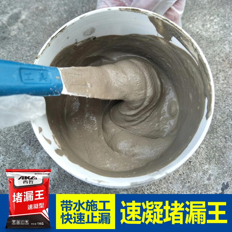 西哲水不漏堵漏王快干水泥卫生间快速补漏防水材料地漏速干水泥