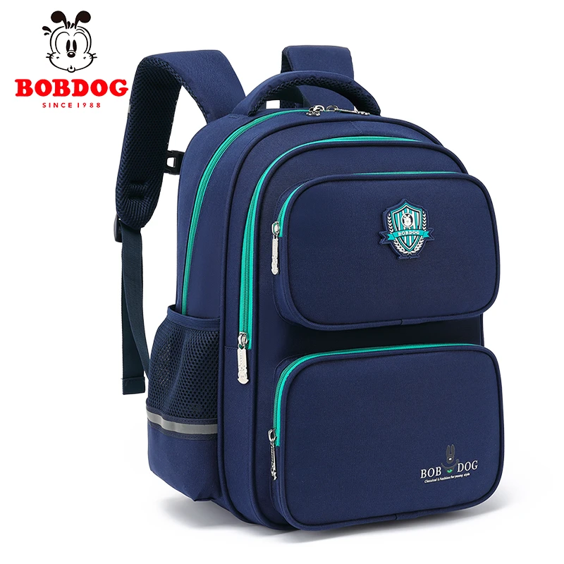Bobdog/巴布豆儿童书包1-6年级男小学生护脊减负女背包轻便双肩包
