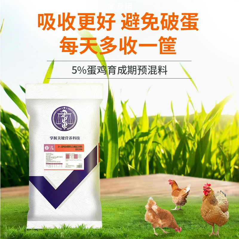 5%蛋鸡育成期预混料25kg