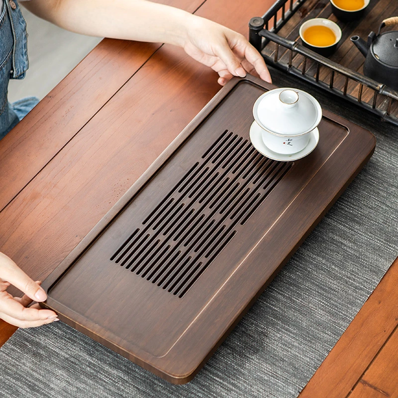 【三石专享】茶盘小型茶台家用现代简约茶海储水排水干泡托盘轻奢
