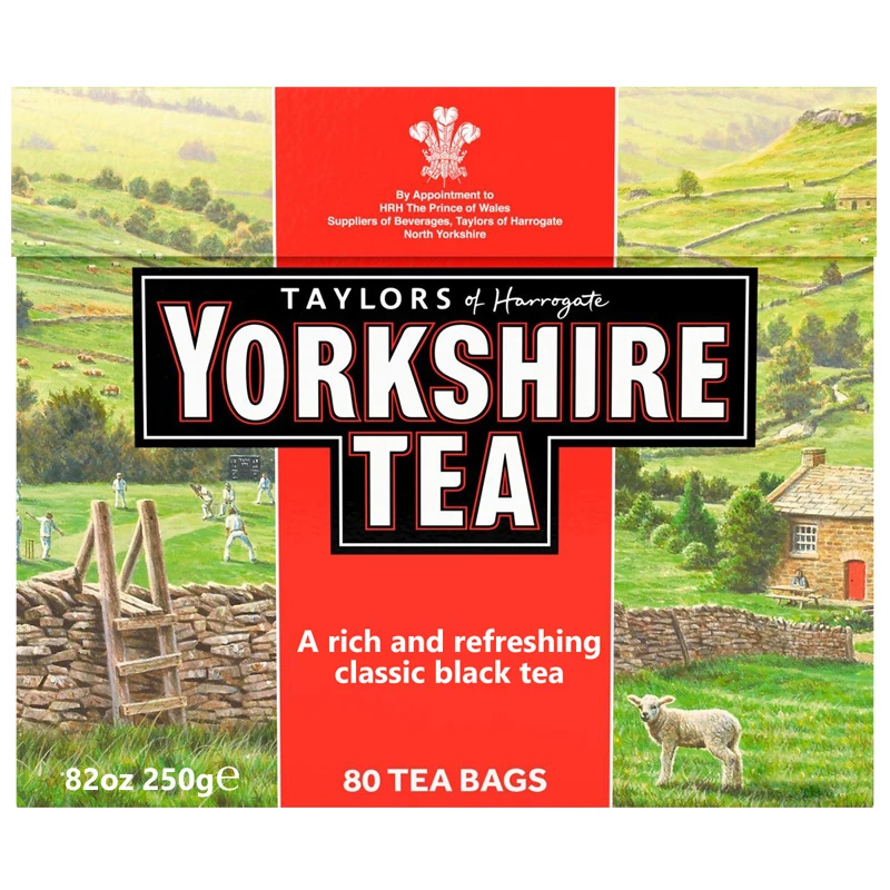 英国泰勒taylors 约克夏红茶250g盒装 进英式经典下午茶袋泡茶包