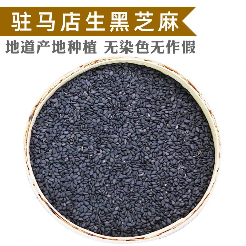 2024新货驻马店原产新鲜生黑芝麻当年新货干净无杂1斤/3斤/5斤装