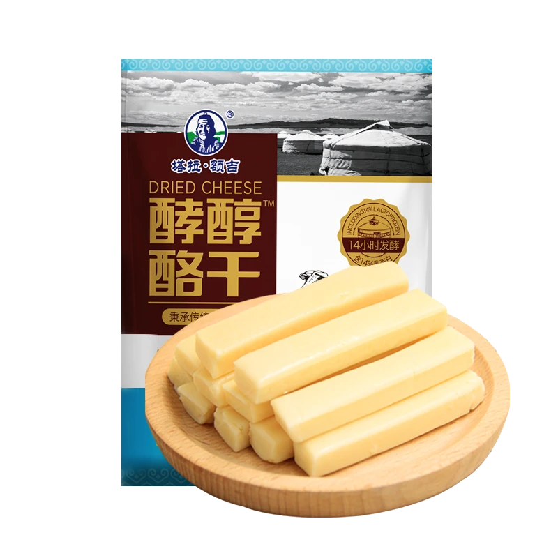 塔拉•额吉休闲零食奶制品酵醇酪干条150g