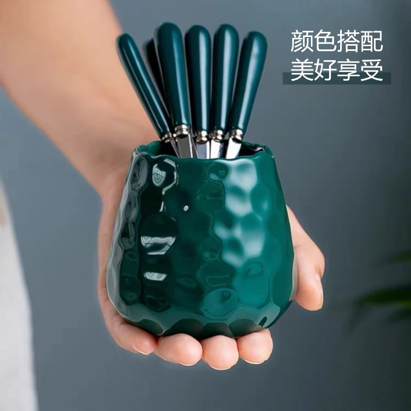 水果叉子家用可爱套装水果叉不锈钢水果签不锈钢叉子儿
