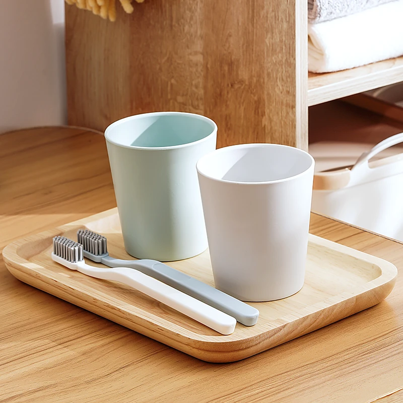 八拾代漱口杯家用卫生间刷牙杯牙缸简约双杯多杯便携宿舍居家好物