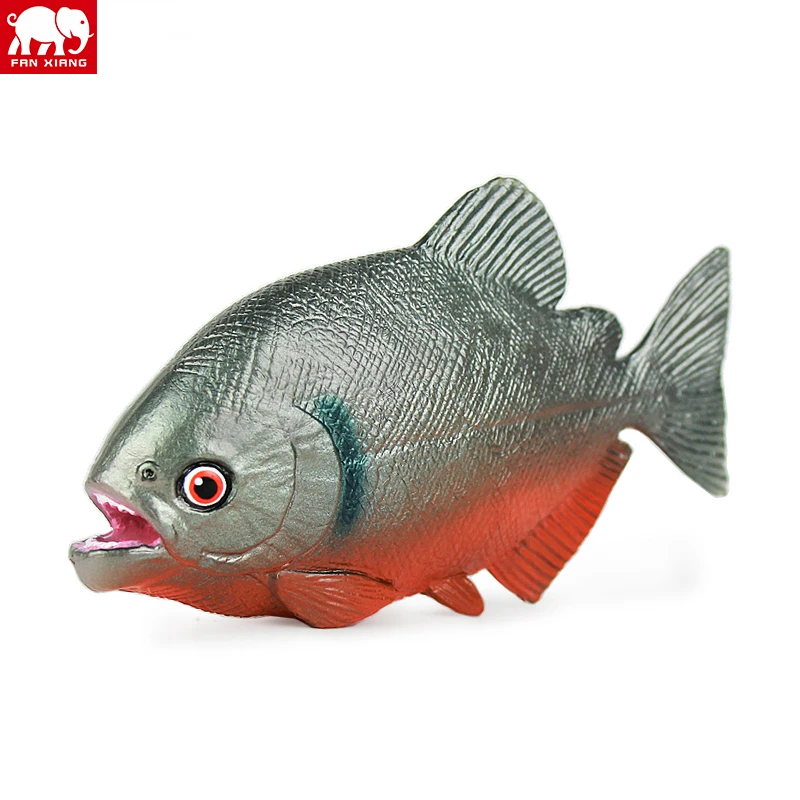 仿真海洋海底生物模型塑料食人鲳水虎鱼食人鱼玩具儿童礼品