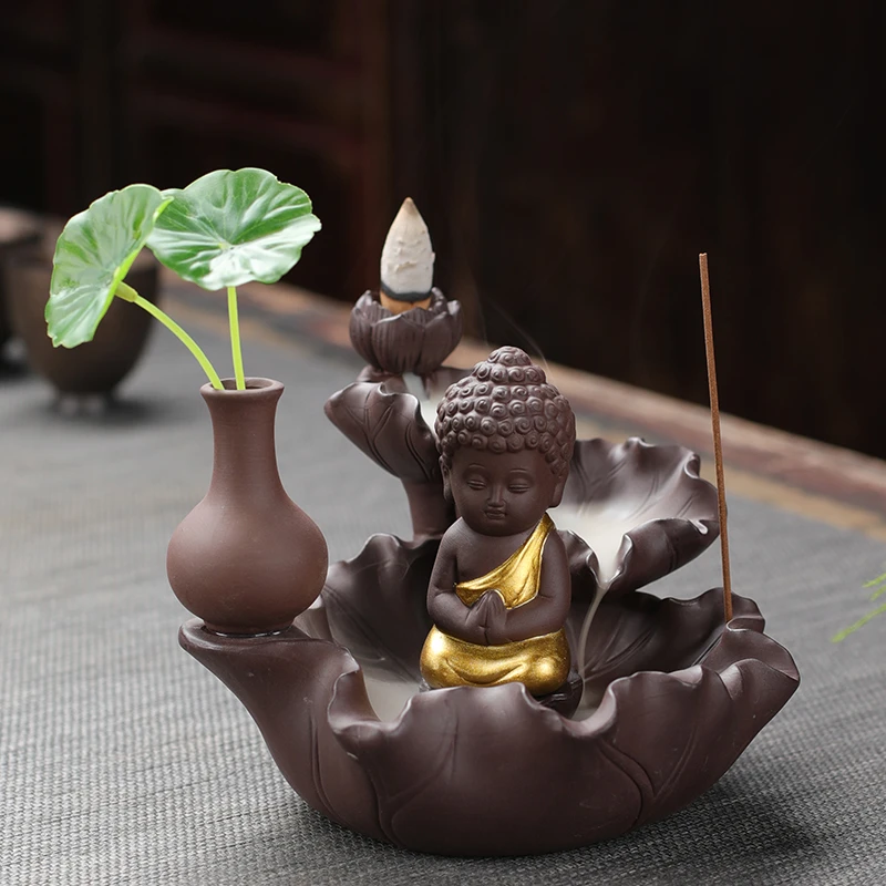 宇轩 创意倒流香炉摆件手工可养茶艺茶玩