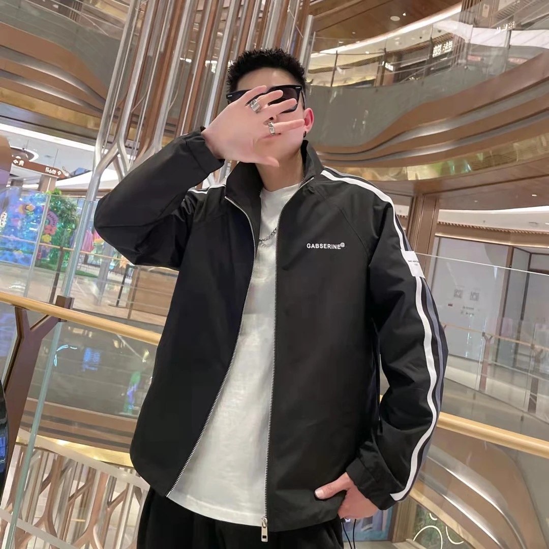 【晓东优选】春夏季新款休闲男士帅气夹克外套百搭1009立领印花