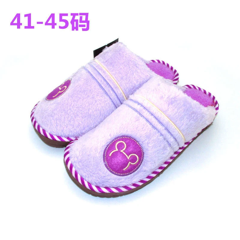 冬季特大码棉拖鞋女41-42-43-44-45包头室内绒拖防滑大号毛毛女拖
