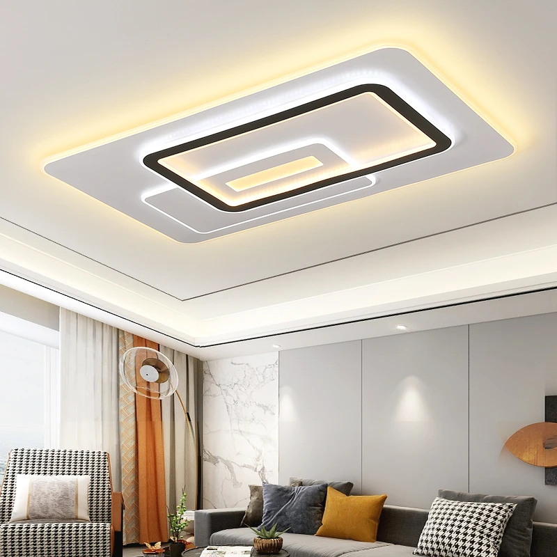 客厅灯简约现代大气家用led灯具组合套装全屋餐厅书房卧室吸顶灯