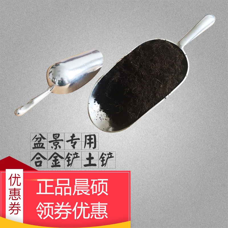 合金加厚一体盆景专用铲土铲子铲土茶叶铲奶茶店制冰机