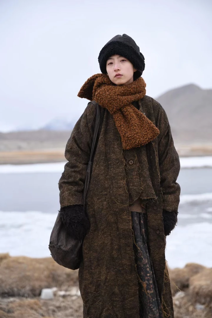 左岸迷香/2022秋冬/姜黄外套 8055