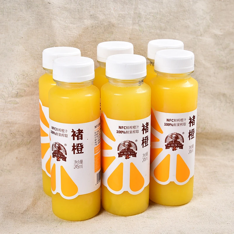 褚橙NFC鲜榨果汁245ml/瓶 橙汁葡萄汁口味可选