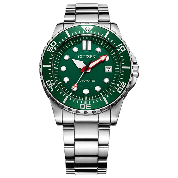 西铁城绿水鬼ME彩系列男士机械腕表手表NJ0129-87X