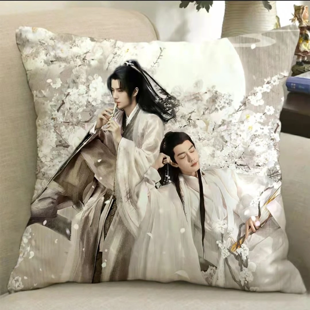 博君一肖亲肤绒抱枕定制(3-5天发货)双面印图可发图定制肖战王一