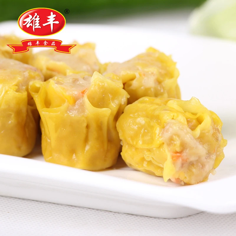 雄丰干蒸烧卖500g*4包装手工速冻食品广式早茶点心火锅食材