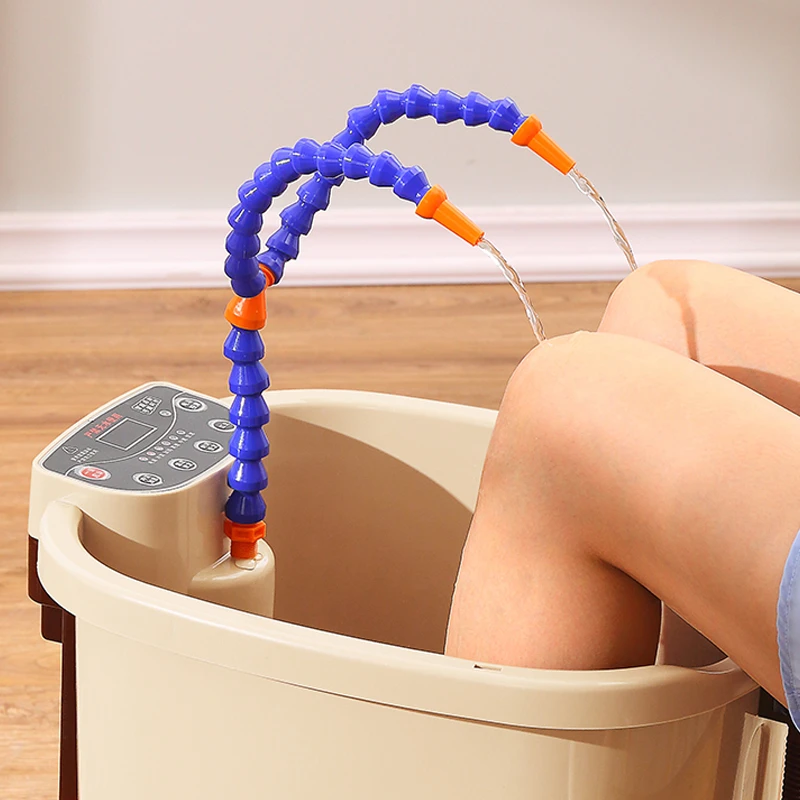 美尔润高深泡脚桶过小腿冲膝盖电动足浴盆全自动按摩加热洗脚盆