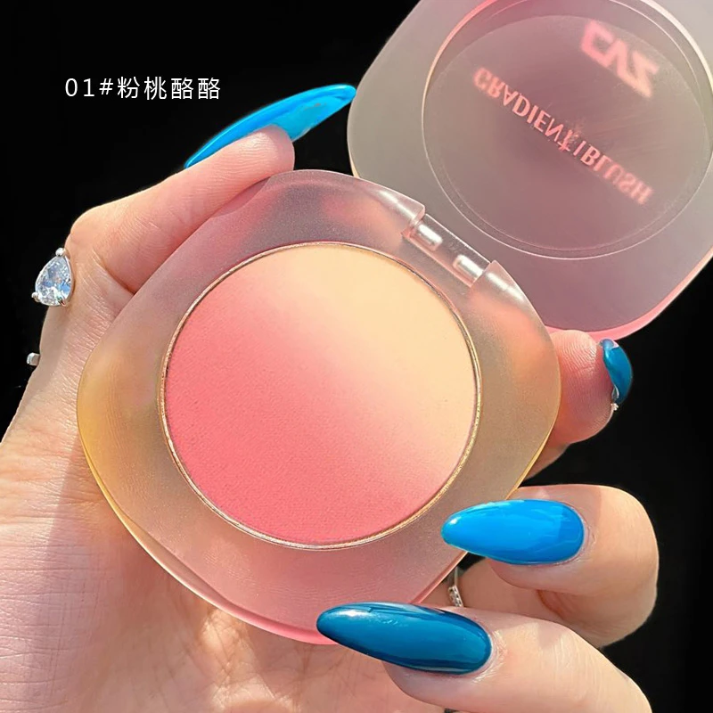 【粉丝福利】CVZ渐变腮红盘晒红女平价蜜桃显白裸妆自然高光正品