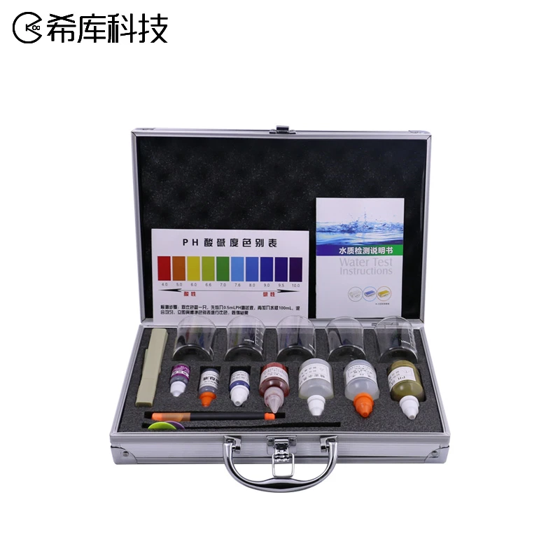 中号水质检测工具箱净水器示范套装余氯试剂水机产品示范套装包邮